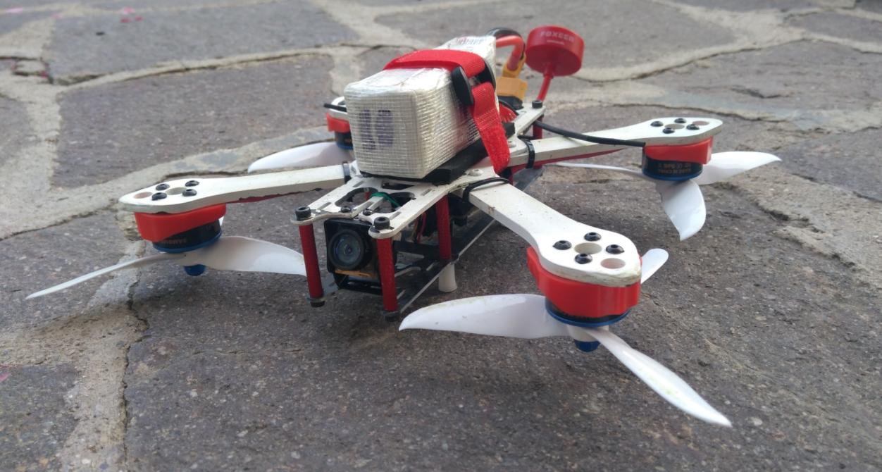 A "less normal" quadcopter