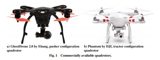 Pusher vs Tractor type quadcopter comparison